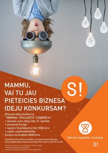 Turpinās pieteikšanās konkursam „Māmiņa. Siguldiete. Uzņēmēja”