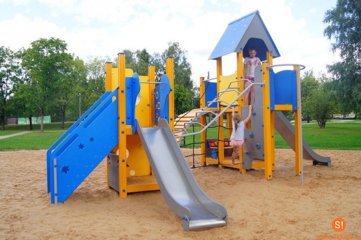 Novada bērnu rotaļu laukumi sagatavoti vasarai