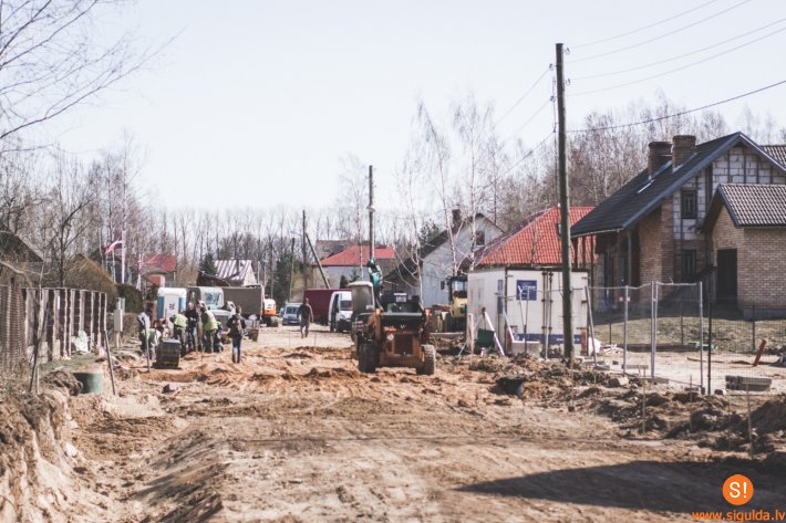 Turpinās Meldru un Doņu ielas pārbūves darbi