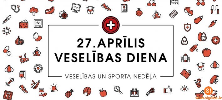 Sestdien notiks Veselības diena