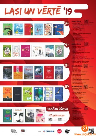 Siguldas novada bibliotēka aicina ikvienu kļūt par literatūras ekspertu