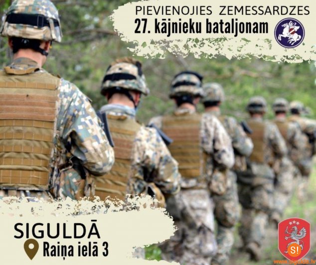 Novadniekus aicina kļūt par zemessargiem