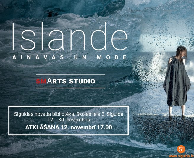 Siguldas novada bibliotēkā atklās izstādi “Islande”