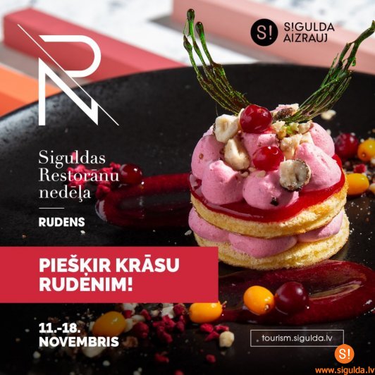 No 11. līdz 18. novembrim norisināsies Rudens Restorānu nedēļa “Piešķir krāsas rudenim”