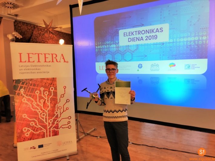 Siguldieši ieguvuši 1. vietu elektronikas pulciņu darbu konkursā