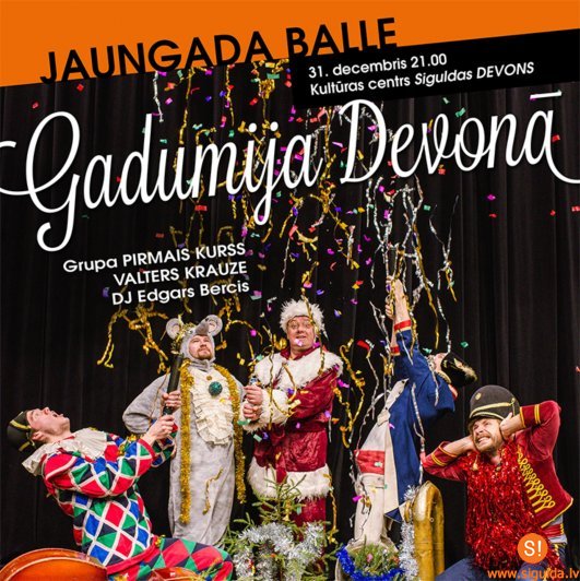 Kultūras centrā “Siguldas devons” notiks svinīga gadumijas balle