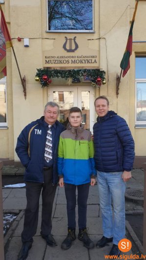 ​“Baltā flīģeļa” audzēknim Jānim Marcinkevičam 2. vieta konkursā Lietuvā