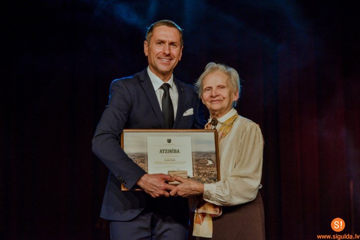 Siguldas novada “Goda novadnieces” Gaidas Ābeles pateicība