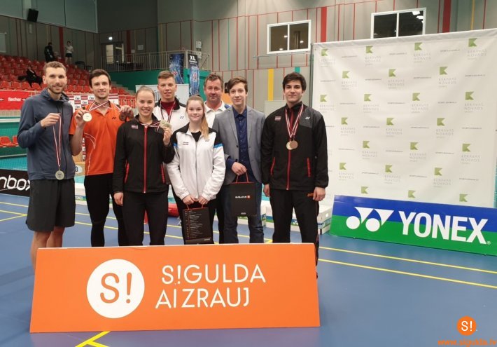 Novadniekiem uzvaras Latvijas badmintona čempionātā