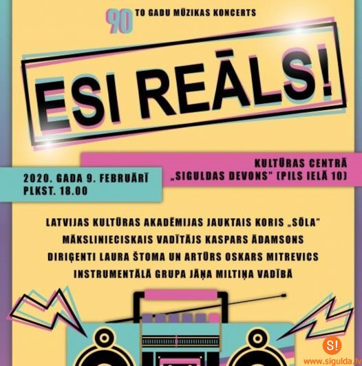 Šonedēļ Siguldas novadā: kora “Sõla” koncerts–diskotēka “Esi reāls”, Meteņdiena un citi pasākumi