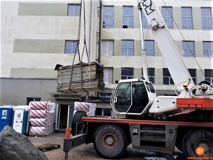 Turpinās Siguldas Valsts ģimnāzijas Trohaja korpusa rekonstrukcijas darbi