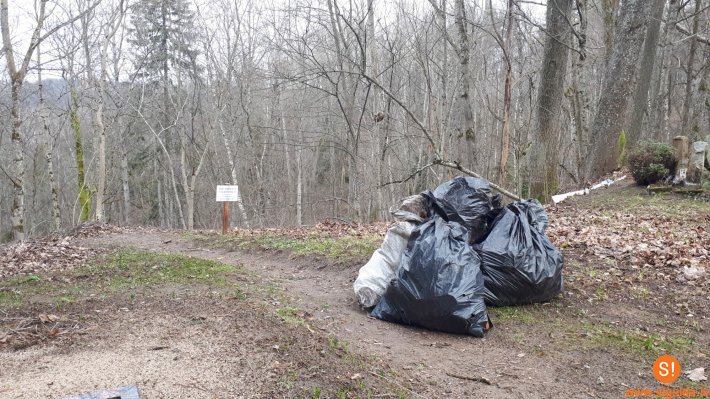 Siguldas kapsētā notiek gravas sakopšanas darbi