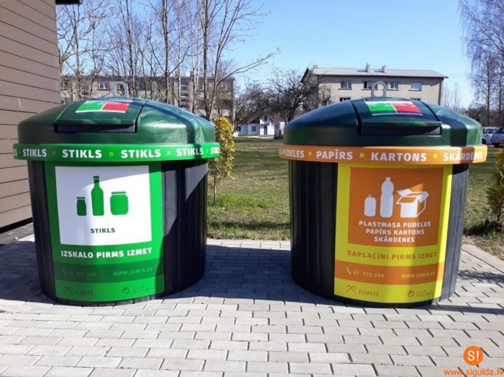 Leona Paegles ielā izveidots pazemes atkritumu šķirošanas punkts