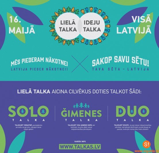 16. maijā norisināsies Lielā talka; aicina sakopt apkārtni