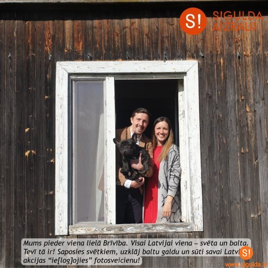 Novadnieki vienosies akcijā “ie[log]ojies”, lai 4. maijā sūtītu sveicienu Latvijai!