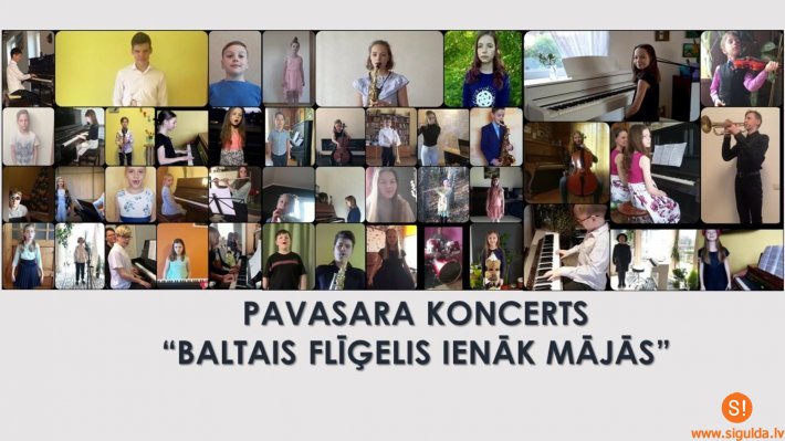 Notiks tiešsaistes pavasara koncerts “Baltais flīģelis ienāk mājās”
