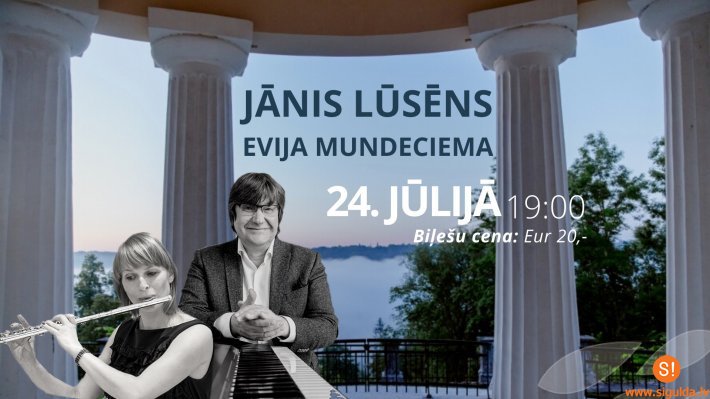 Ciklu “Ainavas melodijas” turpinās Jānis Lūsēns un Evija Mundeciema