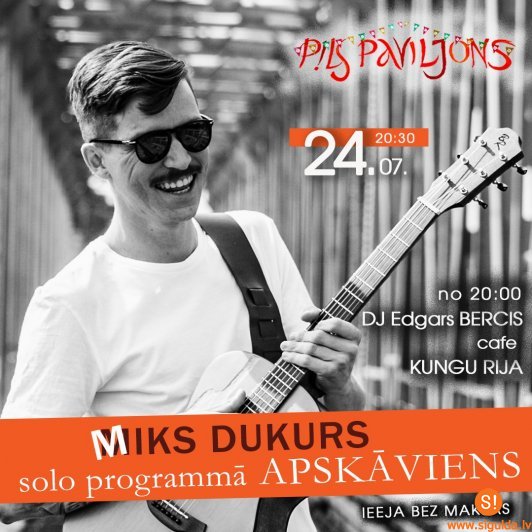 Siguldas pils paviljonā ar soloprogrammu uzstāsies Miks Dukurs