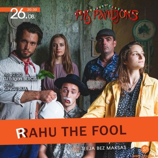 Siguldas pils kvartālā uzstāsies muzikālā apvienība “Rahu The Fool”