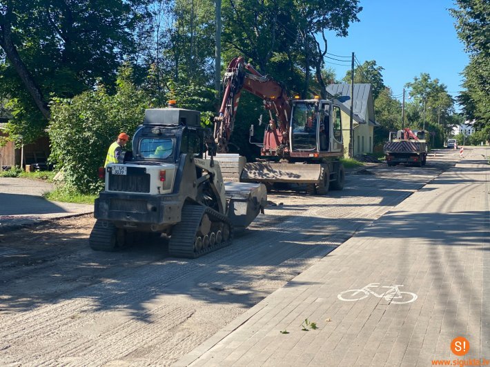 Sestdien notiks Šveices ielas virskārtas asfaltēšana; tiks slēgta satiksme