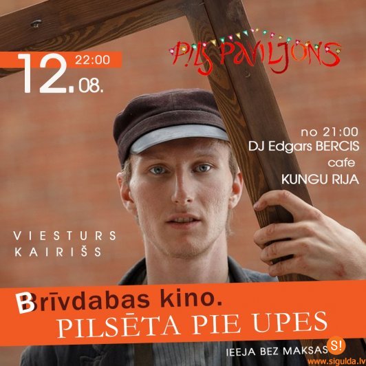 Brīvdabas kino vakarā aicina baudīt spēlfilmu “Piļsāta pi upis”