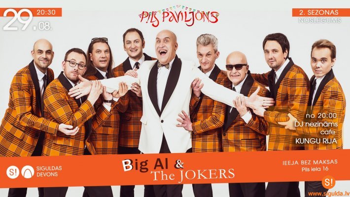 29. augustā pils paviljonā uzstāsies grupa “Big Al & The Jokers”
