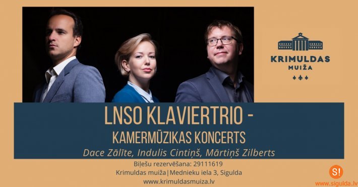 Šonedēļ notiks Latvijas Nacionālā simfoniskā orķestra klaviertrio koncerts