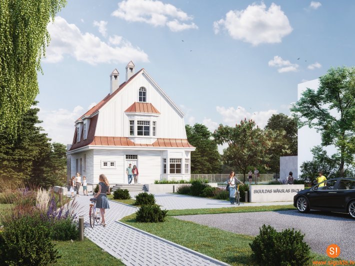 Notiks tikšanās par Mākslu skolai “Baltais flīģelis” blakus esošās ēkas Šveices ielā 17B atjaunošanas projektu