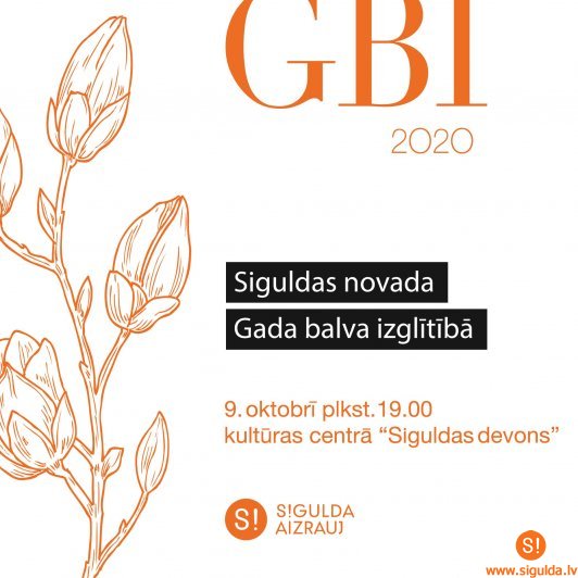 Atzīmējot Skolotāju dienu, pasniegs “Siguldas novada Gada balvas izglītībā”