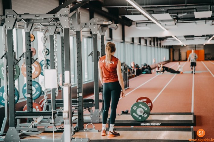 Siguldas Sporta centrā trenējas ārzemju sportisti; tiek ievēroti drošības pasākumi