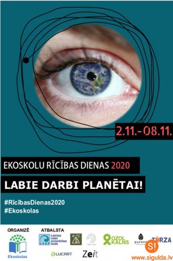 Siguldas novada Ekoskolas piedalās Rīcības dienās