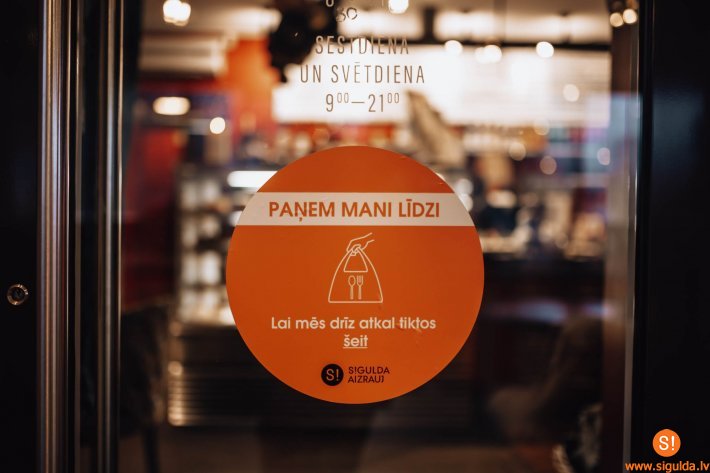 Siguldas novadā aizsāk akciju ēdināšanas uzņēmumu atbalstam “Paņem mani līdzi”