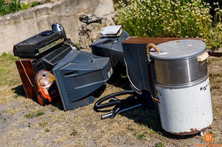 Novadnieki sašķiro vairāk nekā 11 tonnas nolietotās elektrotehnikas
