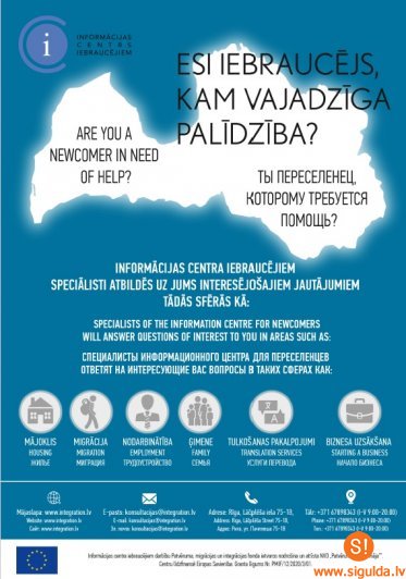 Iespēja saņemt dažādus integrācijas atbalsta pasākumus