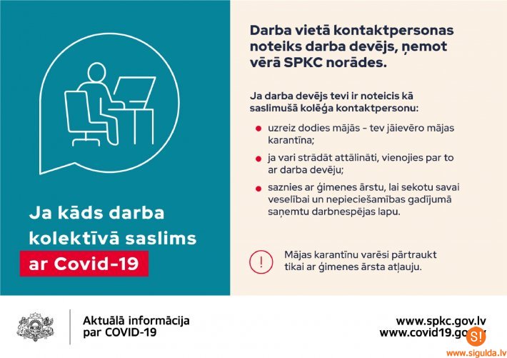 Darbinieku un darba devēju iesaiste Covid-19 saslimušā noteikšanā