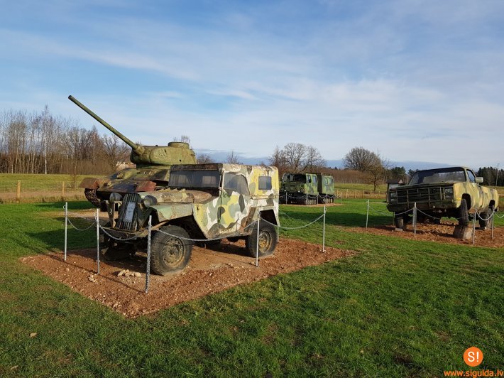 Labiekārtota Mores kauju muzeja brīvdabas ekspozīcija