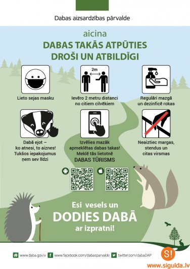 Drošības nolūkos tiek slēgta Mežmuižas avotu taka Allažu pagastā