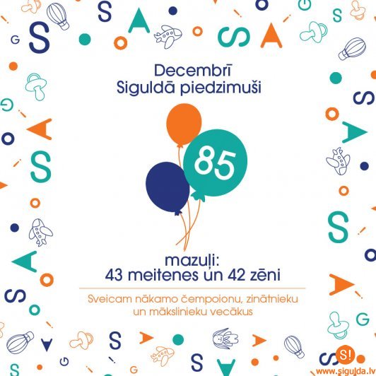 Siguldas slimnīcā 2020. gadā piedzimis 1171 mazulis