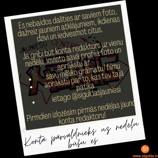 “Mērķis” aicina piedalīties konkursā, izaicinot kļūt par “Instagram” redaktoru