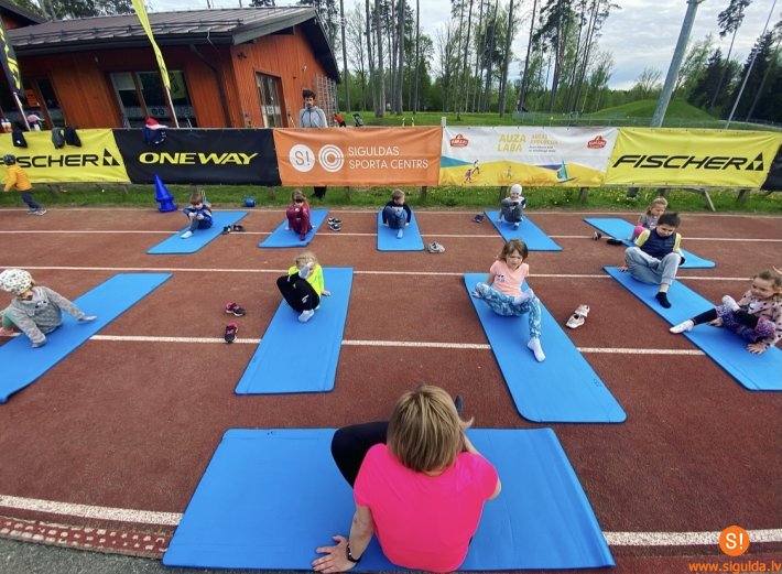 Vispārējās fiziskās sagatavotības nodarbības bērniem turpināsies arī jūnijā