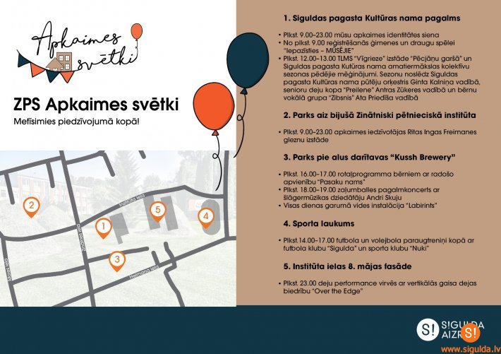 Orientēšanās spēle “Iepazīsties – Mūsējie” izaicina Apkaimes svētku apmeklētājus