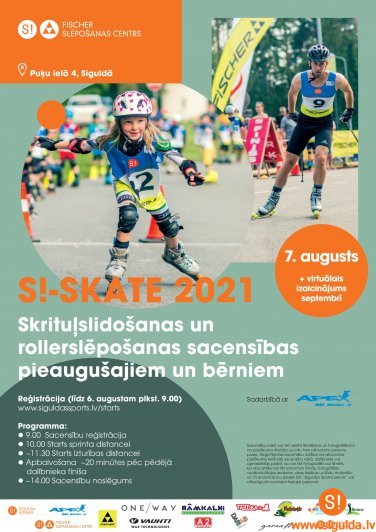 Šogad “S!-Skate 2021” 7. augustā notiks jaunā formātā
