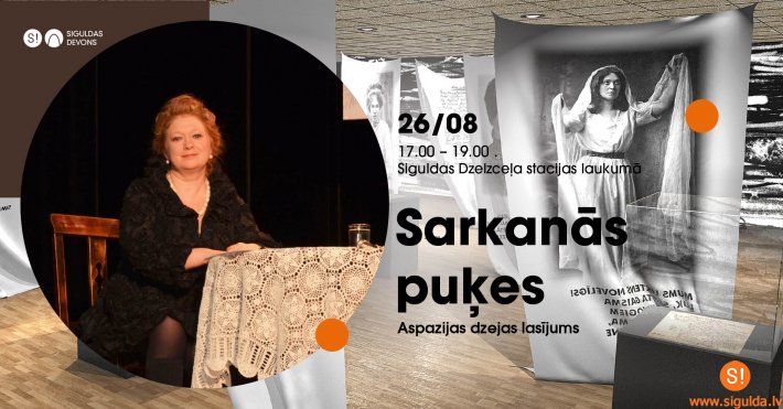 26. augustā aicinām apmeklēt Aspazijas dzejas lasījumu “Sarkanās puķes”