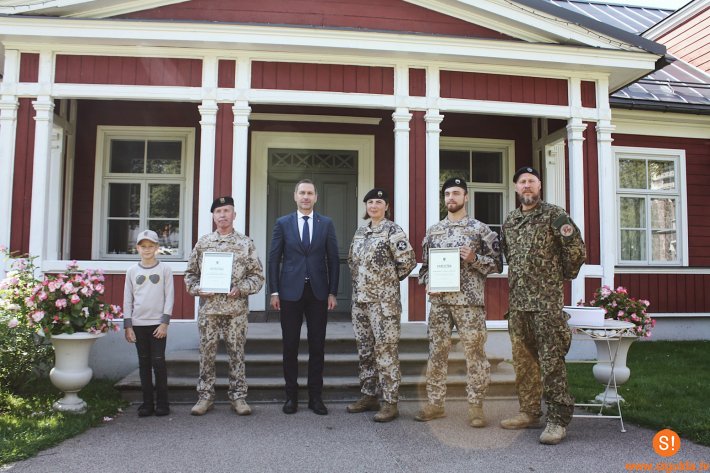 Pašvaldība sveic Zemessardzi 30 gadu jubilejā