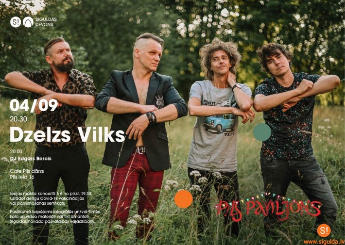 Šajā nogalē Siguldas pils paviljonā uzstāsies “Dzelzs vilks”