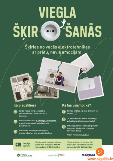 Līdz 5. oktobrim ir iespēja pieteikt elektroiekārtu bezmaksas izvešanu