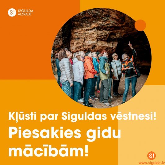 Aicina pieteikties dalībai gidu mācībām Siguldā