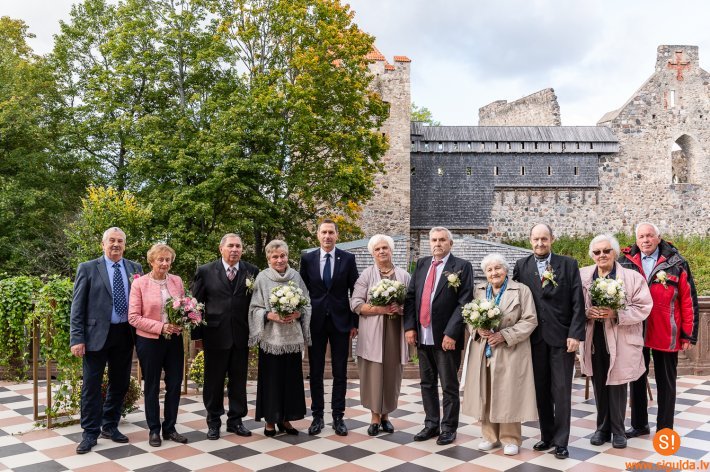 Godināti Siguldas novada pāri, kuri laulībā nodzīvojuši 50 gadus