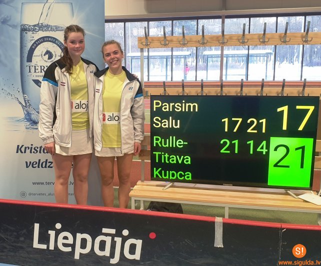 Siguldiešiem augsti sasniegumi Baltijas jaunatnes čempionātā badmintonā