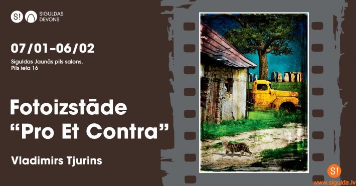 Siguldas Jaunās pils salonā atklāta Vladimira Tjurina piemiņai veltīta izstāde